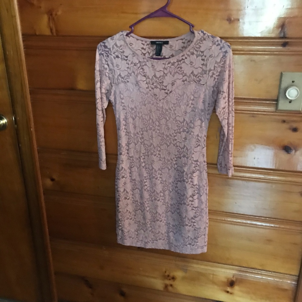 Bodycon Floral Lace Dress